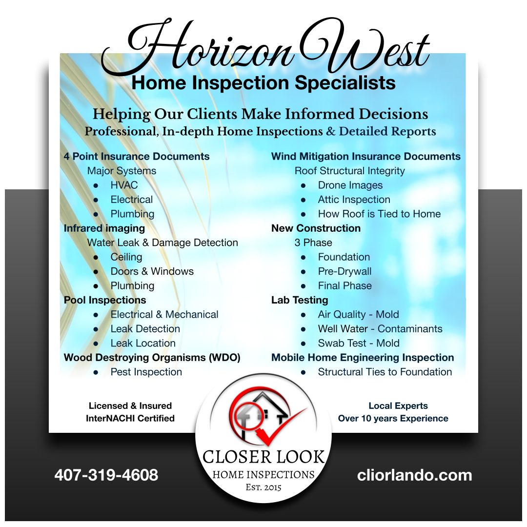Closer Look Inspections — Orlando Florida